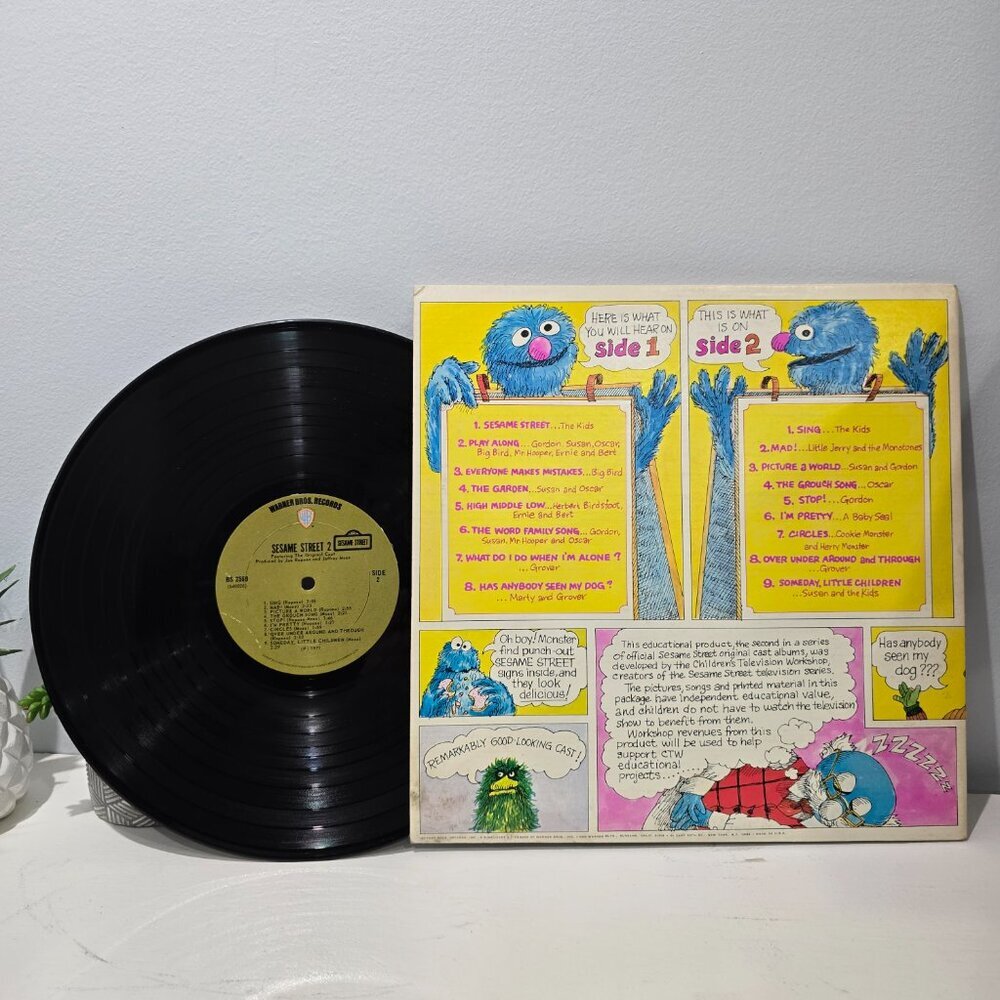 Sesame Street 2 - The Official Sesame Street Book‑and‑Record Album, Vinyl, 1971​ - Picture 11 of 12